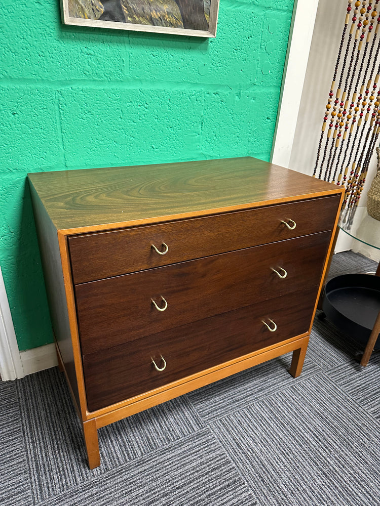Stag Walnut Midcentury Chest of Drawers