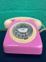 1970's Pink Rotary Telephone