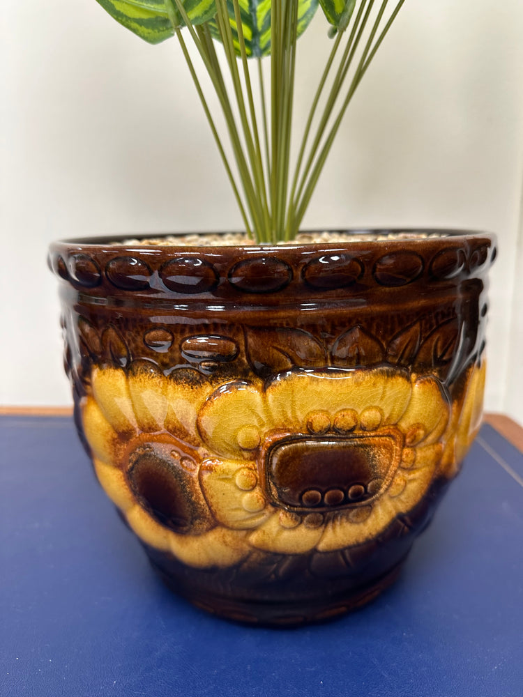 1970s West German Large Ceramic Planter