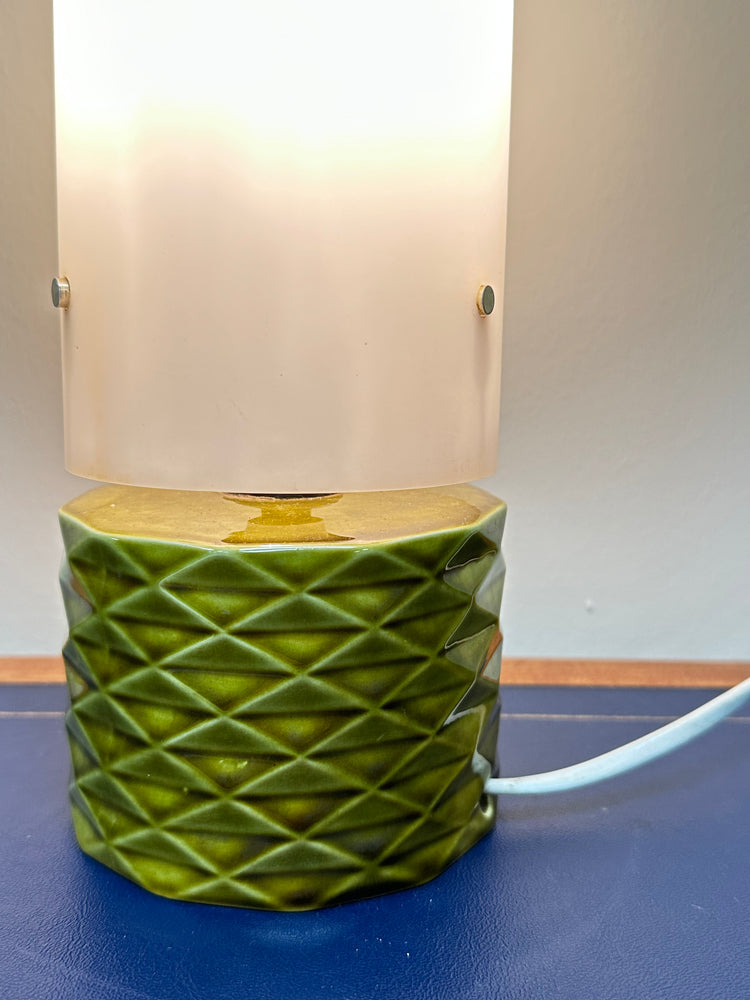 Vintage 1964 Poole Pottery Helios Table Lamp Designed by Robert Jefferson