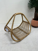 Vintage 1960s Bamboo Magazine Rack or Log Holder